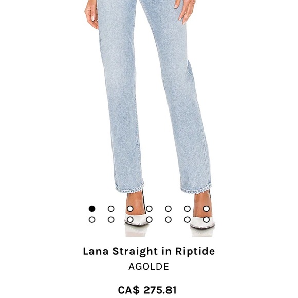 AGOLDE Lana Jeans - Picture 6 of 7